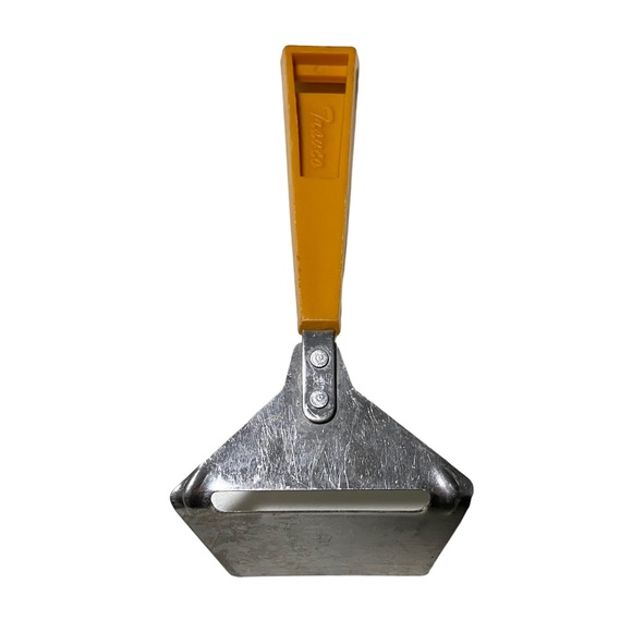 Vintage Travco Gourmet Cheese Slicer Gold Yellow Daisy Handle - Picture 4 of 7